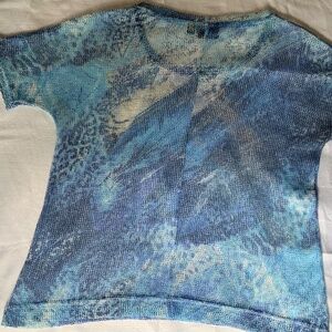 ONQUE Casual Mesh Tee /Coverup, Large